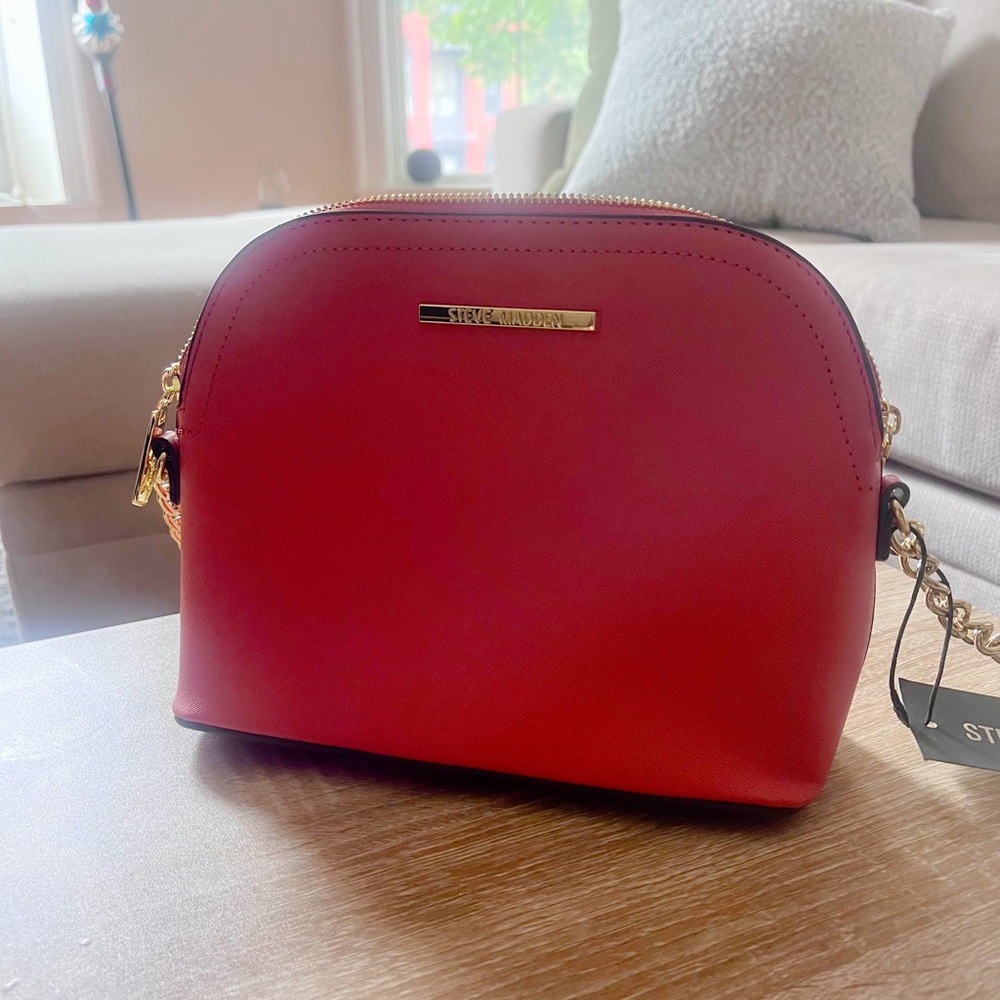Steve Madden - orange crossbody bag never used!